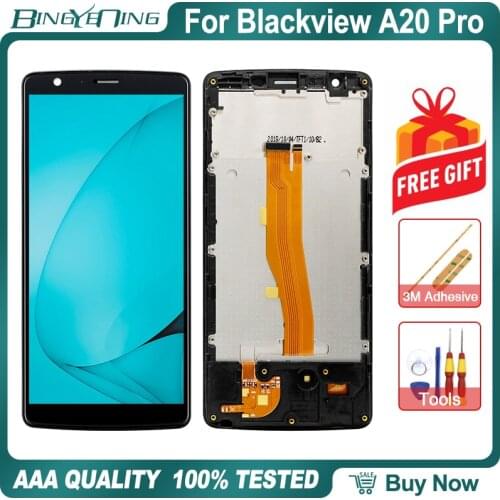 High Quality For Blackview A20 Pro LCD&Touch screen Digitizer display screen module with frame Repair Replacement Parts