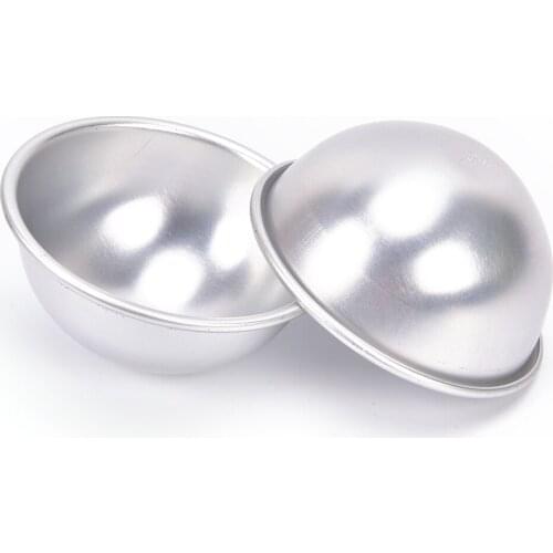 3D Aluminum Tin Kitchen Sphere Bath Cake Pastry Mould Bomb Mold