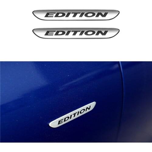 3D Chrome Edition Car Side Fender Rear Trunk Emblem Badge Sticker Decal for Mercedes-Benz W176 W177 W246 W117 W205 Decoration