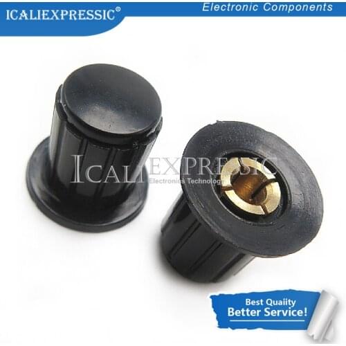 5PCS WXD3-13 black knob button cap is suitable for high quality WXD3-13-2W turn around special potentiometer knob KYP16-16-4