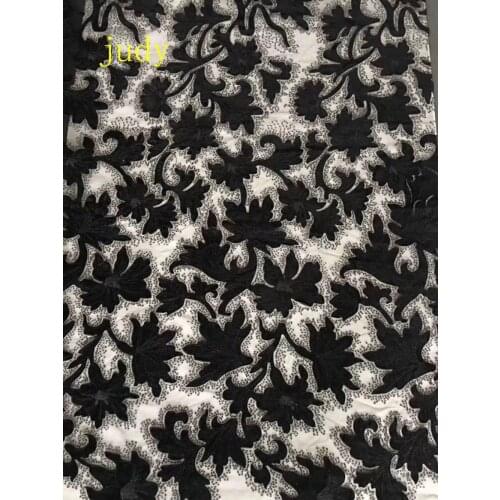 5yards/bag ZC27# 4 color sequins trumpet flares with laser fabric mesh for wedding dress stage dress Free shipping