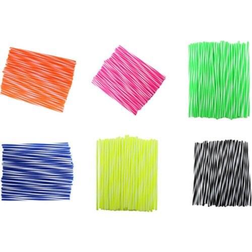 72Pcs Motorcycle Spoke Wrap Kit Wraps Covers Skins Spokes Custom Street bike Dirt bike Dual Sport bike Cruiser Bobber Chopper