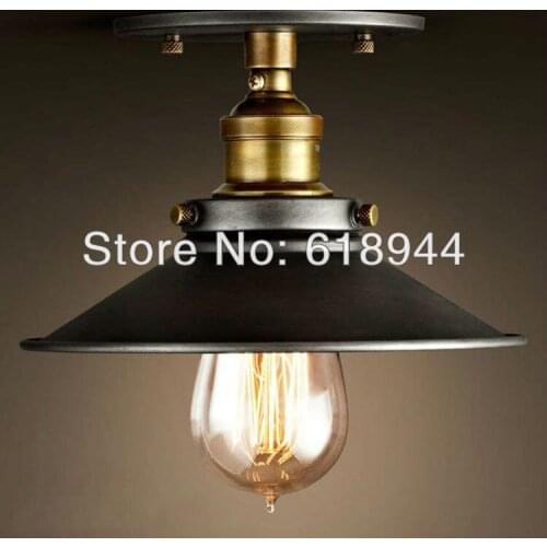 American Rustic Vintage Ceiling Light, Iron light bulb antique ceiling lamp, ceiling lighting for dining room ceiling lights