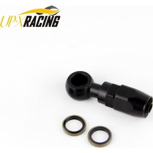 Car motorcycle hydraulic stainless steel nylon AN6 hose fitting banjo 12mm 14mm Fitting