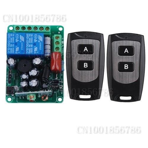 220V 2CH RF Wireless Remote Control Switch learning code Working Way Can adjustable 315mhz/433.92Mhz