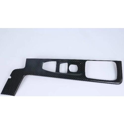 For Volvo XC60 XC 60 2018 2019 2020 Carbon Fiber Car Interior Handbrake Hand Brake Frame Decoration Cover Trim Accessories