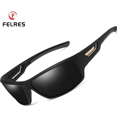 FELRES Sport Polarized Sunglasses For Men Outdoor Driving Cycling Fishing UV400 Glasses Goggles Hot 201909