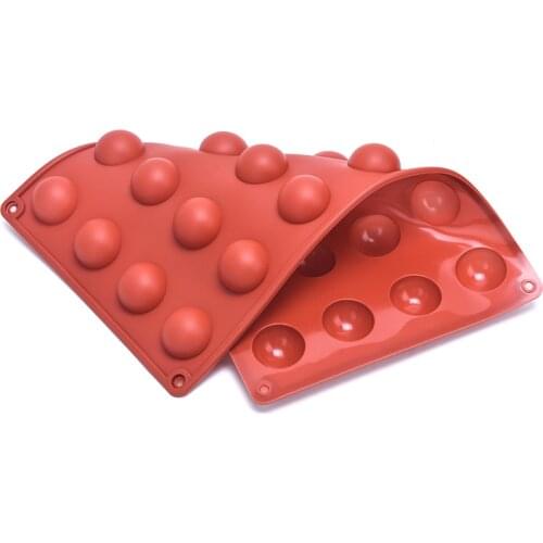 Half Ball Silicone Pudding Chocolate Candy Mold Cake Decor Baking Mould Tools