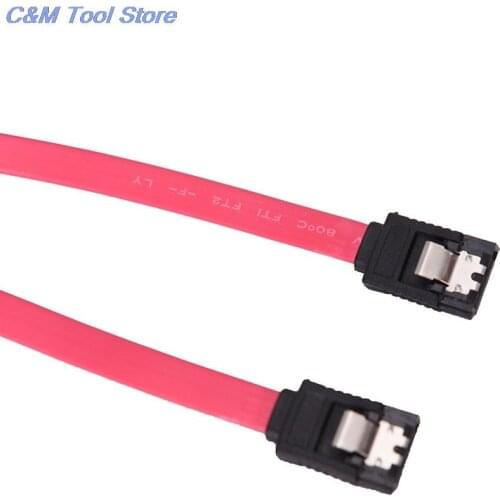 2 Pcs serial ATA SATA 3 RAID Data HDD Hard Drive Disk Signal Cables Yellow Red Straight High Speed SATA Data Cable