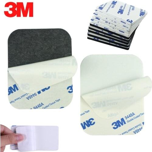 3M Strong Pad Mounting Tape Double Sided Adhesive Acrylic Foam Tape Two Sides Mounting Sticky Tape Black square Multiple size
