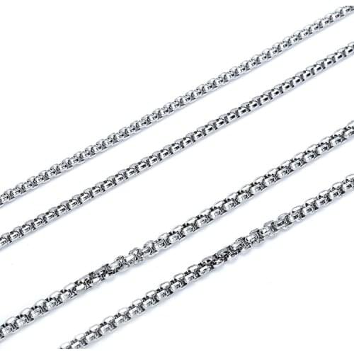 MANGOSKY Never Fade 316 Stainless steel T flower chain Men Necklace Jewelry Man Charm Pendant Necklace For Male Accessories