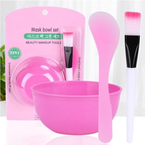 Mask Makeup Brush Bowl Set Beauty Makeup Tools Facial Care Set Mask Mixing Tools Household Beauty Mask Bowl Brush Spoon Tools