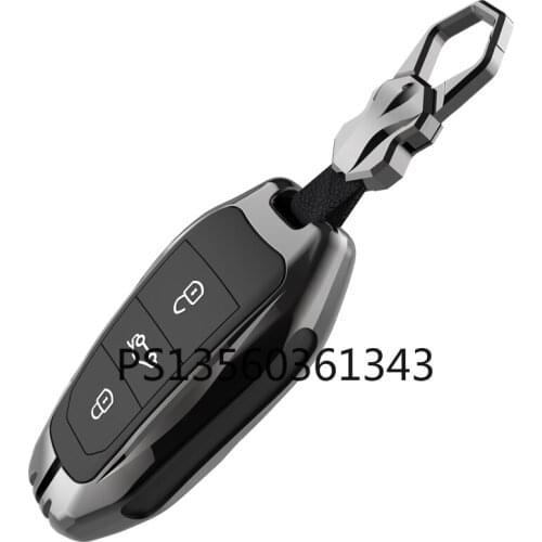 Suitable for Peugeot 408 508 207 307 308 metal key cover shell buckle
