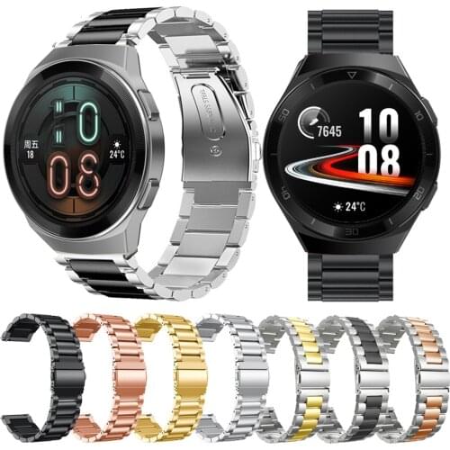 Metal Strap For Huawei Watch Gt2e Gt2 46mm 42mm Stainless Steel Bands Bracelet For Huawei Gt2e Gt2 46mm 42mm Accessories 22mm