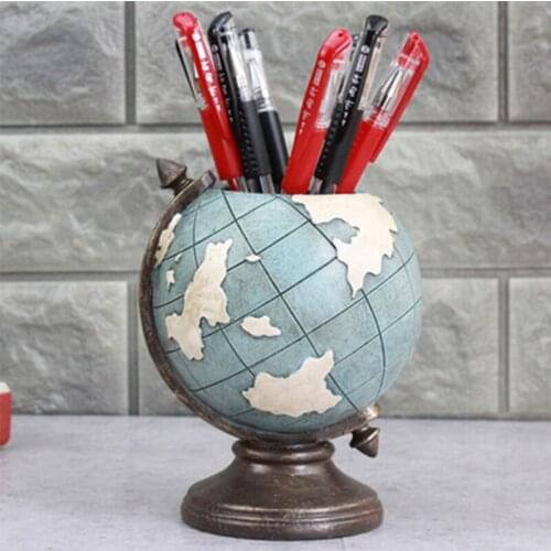 New European Style Retro Creative Pen Holder Small Ornaments Nordic Fashion Accessories Living Room Office Desk Small Fresh