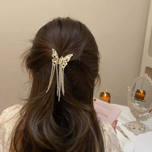 New Women Girls Elegant Luxury Shining Full Crystals Hair Clips Sweet Hair Ornament Headband Hairpins Fashion Hair Accessories