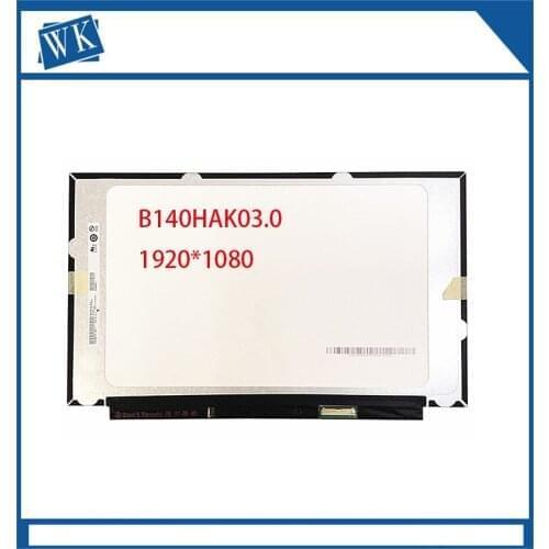 Panel de pantalla táctil IPS, 14 ", B140HAK03.0 B140HAK03 FHD, 1920x1080 EDP, 40 Pines, interfaz táctil I2C