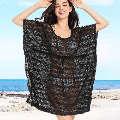 Beach Dress 2021 New Kimonos Beachwear Hand-Woven Solid Color Cover Up Bikini Cover Up Summer Sarong Women Swimwear For Bikini