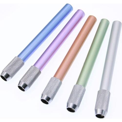 Spiral Brush Adjustable Aluminum Alloy Holder Extension Line Art School Office Stationery Creative Writing Tool Gift