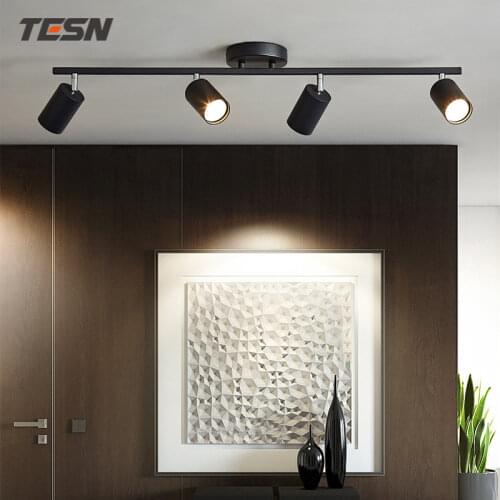 Track light spotlight led ceiling lamp household surface mounted downlight living room background wall cloakroom small spotlight