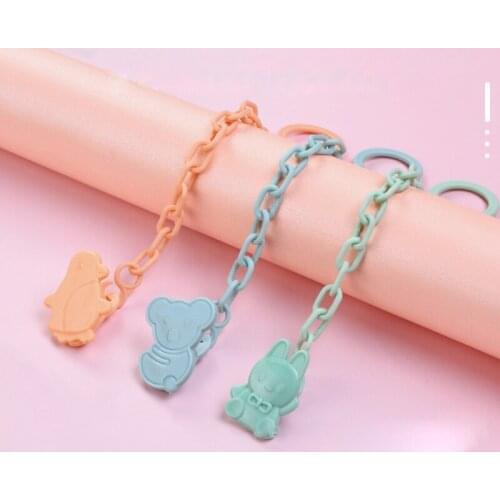 Enlarged Baby Pacifier chain anti dropping safety buckle Pacifier Clip baby gummy toy pacifier bracket