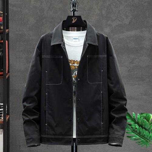 High-end luxury thin cost in autumn and winter mens open line slim lapel business casual anti-wrinkle jacket smooth windproof