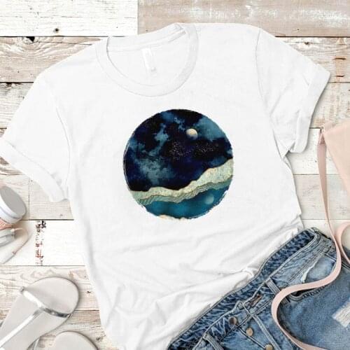 Unisex Ladies Female Mujer Camisa Tshirt Tees Printed Graphic Top Clothes T-shirt Women Plus Size Shirt Womens Whale Fashion Tee