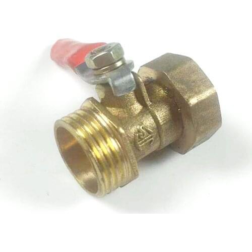 1/2" BSP Female x 1/2" BSP Male Thread 1/4" BSP Female x 1/4" BSP Male Thread Two Way Brass Ball Valve For Oil Water Air GMN