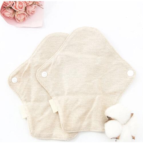 1pc Reusable Menstrual Pads Women Sanitary Pads Napkin Soft Panty Liner Washable Cotton Pads Cloth Pad Feminine Hygiene 18*6cm