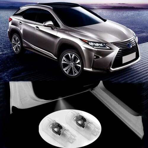 2X LED For Lexus ES GS GX IS LS LX 460 RC 300 350 300h 330 400 RX 270 350 450h Car Logo Door Laser Projector Ghost Shadow Light