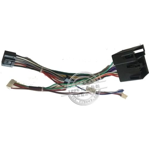 Car Stereo Female ISO Radio Plug Power Adapter Wiring Harness Special For Volkswagen Bora Sagitar ISO harness power cable