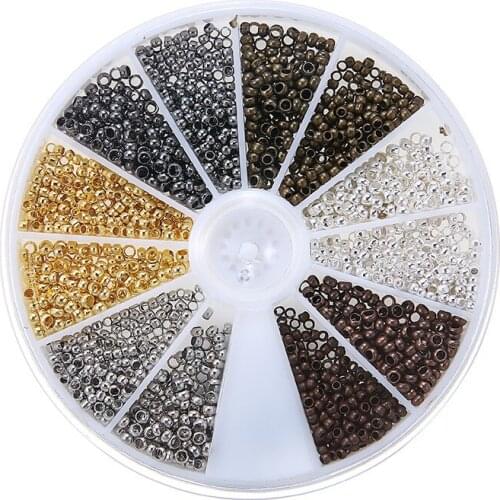 1 Box Mixed Color Positioning Beads Loose Beads Jewelry DIY Making Findings Fashion Necklace Bracelet Jewelry Components