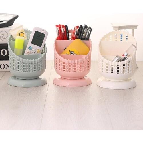 Korean Office Desk Storage Household Items Student Dormitory Artifact Desktop Space-saving Pen Holder Creative Debris Rack