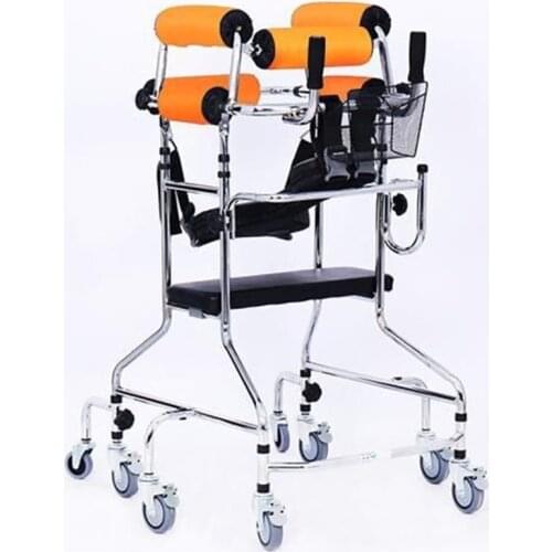 High quality 8 wheels Stable Walking aids Rehabilitation walker Elder helper rehab chair