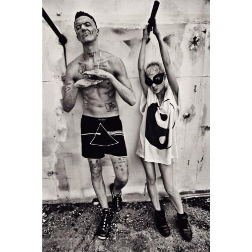 Home Decor Die Antwoord Music Band Grou 1-Silk Art Poster Wall Sicker Decoration Gift