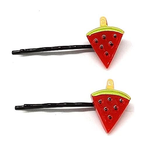 Headdress cute cherry fruit bangs word clip hairpin little girl jewelry