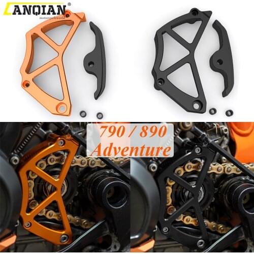 Motorcycle Front Sprocket Cover Protector Chain Guaud Cover For 790 890 Adventure S R 790ADV 890ADV 790 890 2018 2019 2020 2021