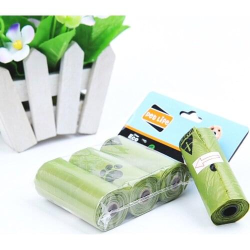 Pet Dog Garbage Bags Safe Non-toxic Mascotas Waste Poop Bag Dog Products Dispensador Pets Clean Accessories