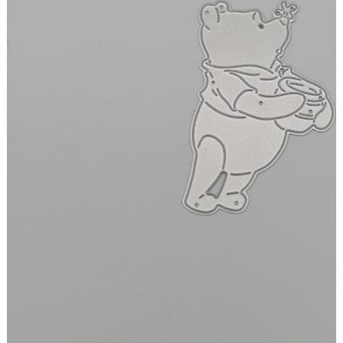 Cute Bear New Design Craft Metal Cutting Die Scrapbooking Album Paper DIY Card Craft Embossing Die Cuts