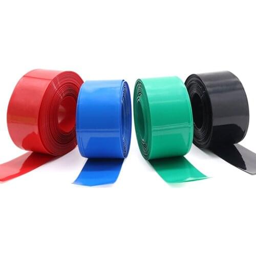 Multicolor 40mm PVC Heat Shrink Tubing Φ25mm Battery Case No. 5 AA Battery Pack (Dual)/9V Battery Pack (Single)