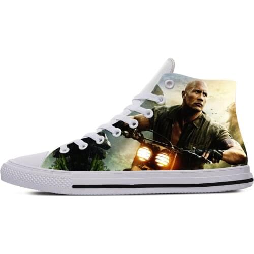 2019 Hot Cool Fashion Pop Funny New Summer High Quality Sneakers Handiness Casual Shoes 3D Printed For Men Women Dwayne Johnson