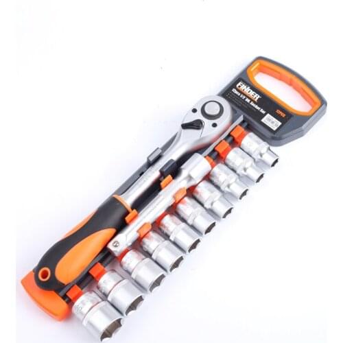 Socket Ratchet Wrench Socket Bit Combination Tools Kit for Automobile Repairing