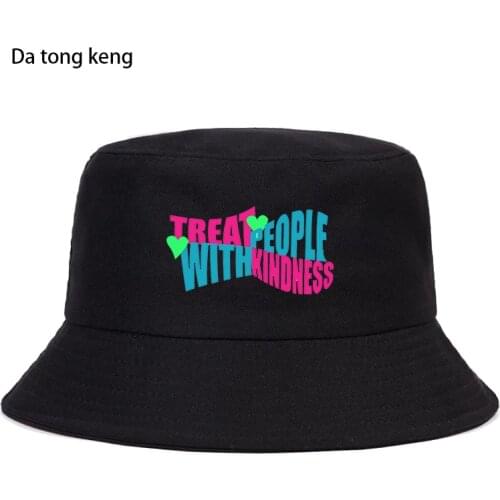 2021 Harry Styles hat Women Men Harajuku Tee Aesthetic Streetwear Panama Bucket Cap The Design Flat Visor Fisherman Hat