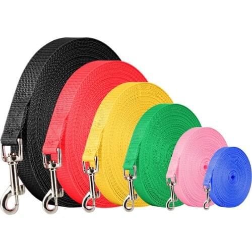 20m Super Long Dog Training Leash 10m Dog Leash Webbing Durable Leash For Dog Husky Dog-leash Pet Dog Lead Leash 15m Wholesale
