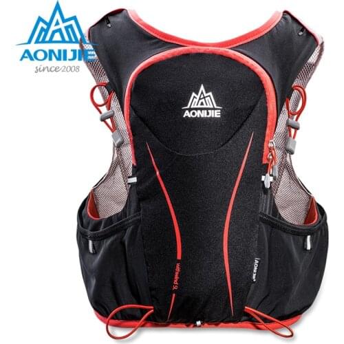 AONIJIE 5L Running Backpack Outdoor Hydration Bag Sport Backpack Super Light Water Bag Running Vest For Cycling Climbing Camping