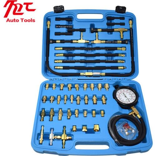 Universal Automotive TU-443 Deluxe Manometer Fuel Pressure Gauge Engine Testing Kit Fuel Injection Pump Tester