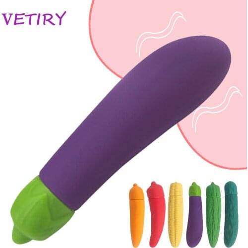 VETIRY Vegetables Vibrator Sex Toys for Women Fake Penis Female Masturbation Vagina Clitoris Stimulator Massage Sex Products