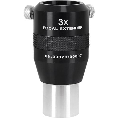 All Metal 1.25" 3x Apochromatic Barlow Lens For Astronomy Professional Monocular Telescope Eyepiece Planetary Photography