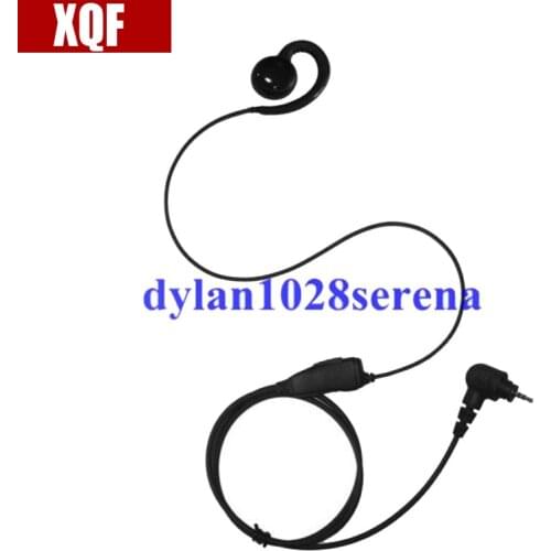 XQF C Shape Ear Hook Earphone Headset PTT for Motorola SL7550 SL4000 SL1K MotoTRBO Two Way Radio