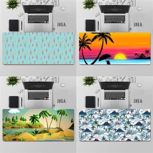 YNDFCNB Top Quality cartoon Tropical Islands swimmers Beautiful Anime Mouse Mat Free Shipping Large Mouse Pad Keyboards Mat